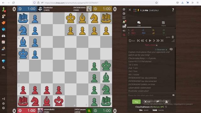 Предшественник Шатранджа - индийская Чатуранга. Три варианта начальной расстановки фигур. смотреть онлайн