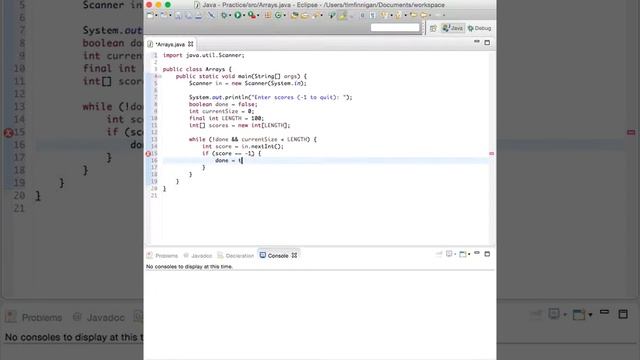 Partially-Filled Array (Java) смотреть онлайн