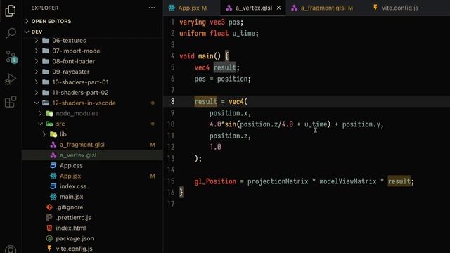 Three.js Shader Extension in VS Code | How to Import GLSL Shaders in JavaScript смотреть онлайн