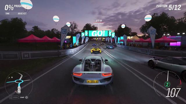 Forza Horizon 4 | Porsche 918 Spyder race gameplay | Xbox Controller PC Games 4k 60fps） смотреть онлайн