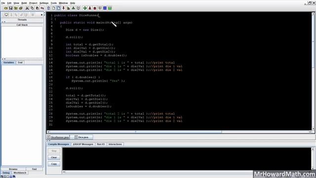 Java Classes and Objects Review Plus JGrasp Canvas Tool смотреть онлайн