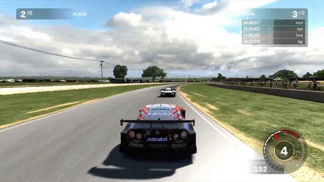 Hunting down Porsche GT1 - agility vs power. Forza Motorsport 3 смотреть онлайн