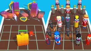 Merge Number Cube: Fam Run Vs Merge Number Run - Merge Alphabet Game #3
