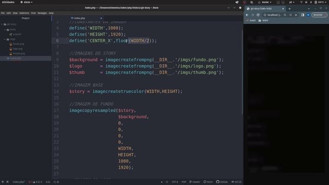 Criando imagens para story com PHP e a biblioteca GD - WDEV смотреть онлайн