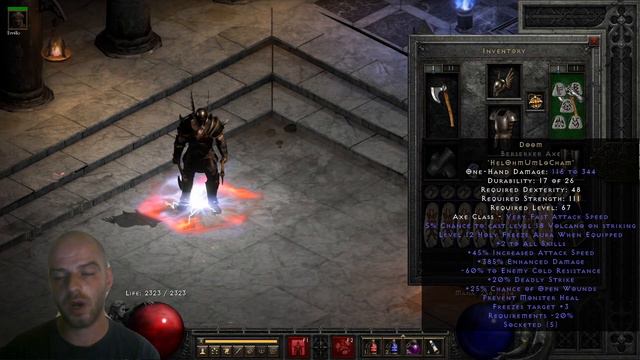 Diablo 2 Resurrected - Godly Aura Barb смотреть онлайн