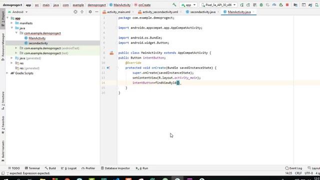 Android Tutorial intent and toast смотреть онлайн