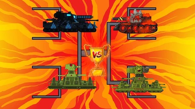 Power Levels: KARL-44 VS KV-44 - Mega Tanks Vs Mega Boss | Cartoons About Tanks | смотреть онлайн