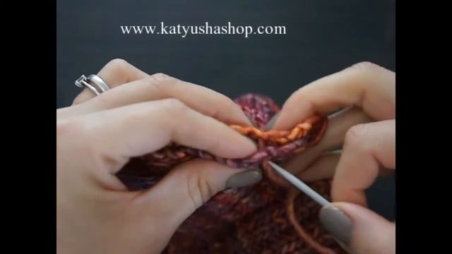 Back stitch in knitting / Шов назад иголка в вязании смотреть онлайн