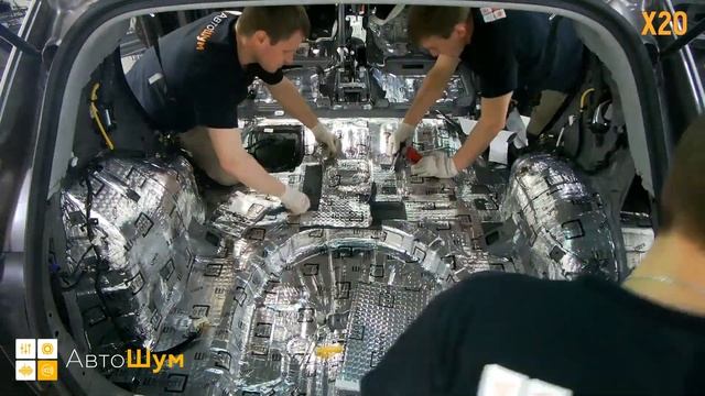 Шумоизоляция багажника с арками Hyundai Tucson в уровне Премиум. АвтоШум. смотреть онлайн