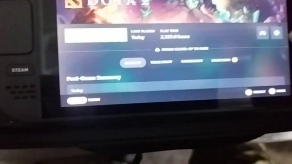 Не работает управление геймпадом в Dota 2 на Steamdeck.