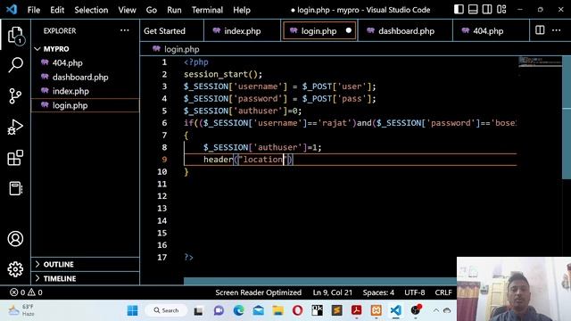 How to create PHP Login with Session Variables without using Database (Hindi) | by Rajat Bose смотреть онлайн