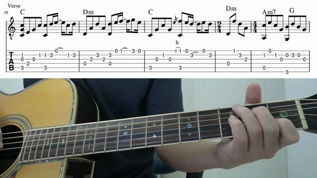 Wind Of Change (Scorpions) - Easy Fingerstyle Guitar Playthrough Tutorial Lesson With Tabs смотреть онлайн
