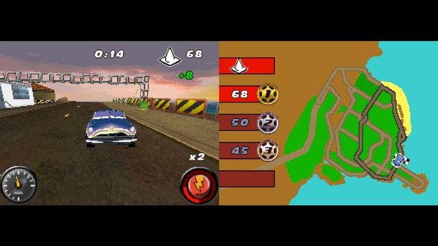 Cars Race-O-Rama (100%+Bonus) | DS | Longplay | Walkthrough #6 [4Kp60]