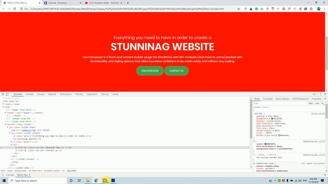 PSD to HTML using Bootstrap 4 (Part 2) - Bootstrap Slider or Carousel смотреть онлайн