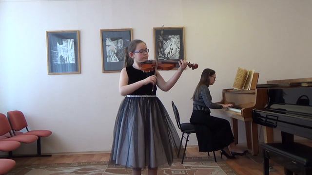 Комаровский А. концерт №2 ля мажор часть1 Новичкова Анастасия 9 лет смотреть онлайн