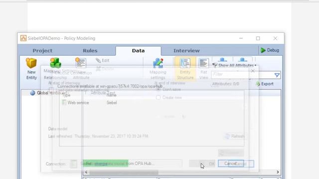 Set Up Connection in OPA Hub - Oracle Intelligent Advisor and Oracle Siebel CRM смотреть онлайн
