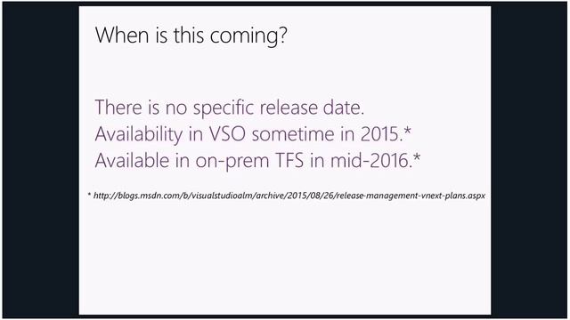 Release Management in TFS 2015 смотреть онлайн