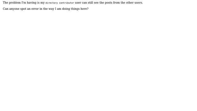 Wordpress: Preventing role reading others posts смотреть онлайн