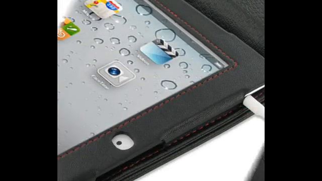 PDair Leather Case for Apple iPad 2 - Book Type (Black/Red Stitchings) Ver. 2 смотреть онлайн