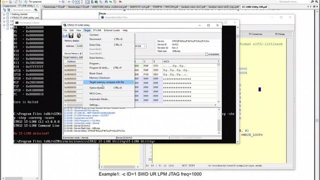 STM32 Asm Editor: ST-Link: А что с отладкой (?) смотреть онлайн