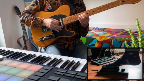 SWAM Alto Sax and Touché as foot controller [Audio Modeling - Expressive E]