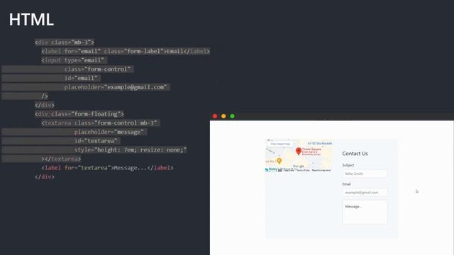 Responsive Bootstrap Contact Section Design (Quick Tutorial) смотреть онлайн
