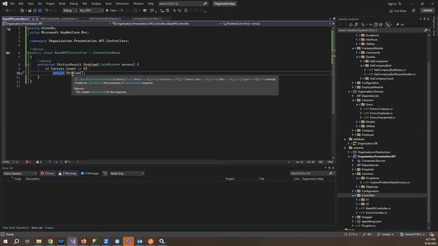 ErrorOr library for error flow control | .NET 7 Web API - Tutorial 12 смотреть онлайн