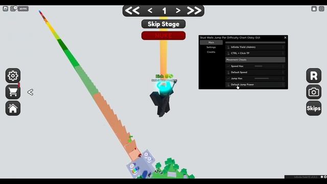 ?Roblox Stud Walls Jump Per Difficulty Chart Obby Script / Working 2023 / no linkvertise / no ads ? смотреть онлайн