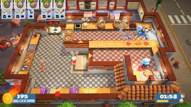 Overcooked 2 - Kevin 3 :: 2 Players - Score: 1087 смотреть онлайн