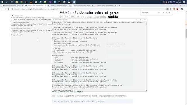 Tesseract OCR on Windows смотреть онлайн