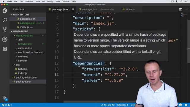 09 Install Browserslist - package with own dependencies смотреть онлайн