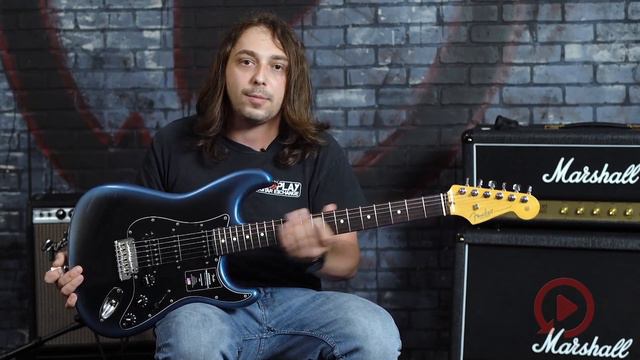 FENDER AMERICAN PROFESSIONAL II STRATOCASTER ELECTRIC GUITAR, HSS, DARK NIGHT