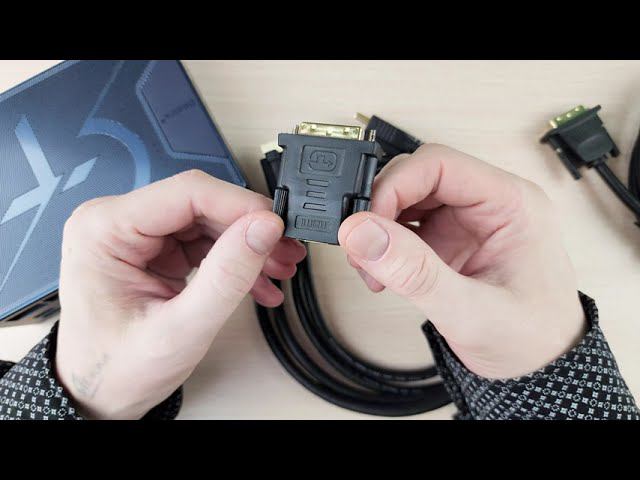 Мини ПК Beelink GTR7 PRO и переходник HDMI-DVI смотреть онлайн