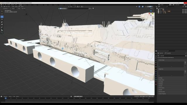 BLENDER - ощущение масштаба сцены ( обзор работы ) смотреть онлайн