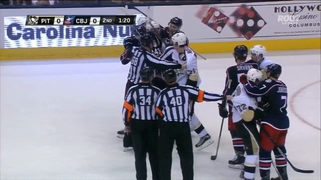 Brandon Dubinsky Cross Check on Sidney Crosby смотреть онлайн