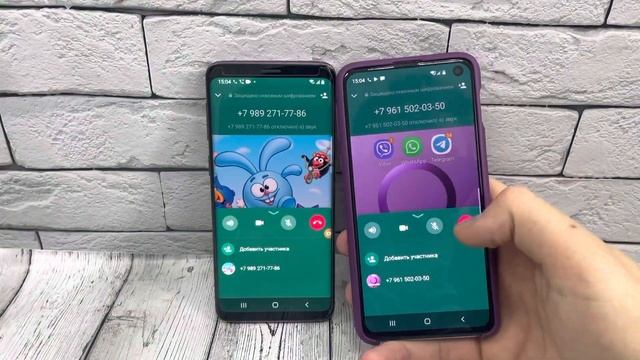 Incoming Viber / WhatsApp Call: Samsung Galaxy S9 , Galaxy S10e смотреть онлайн