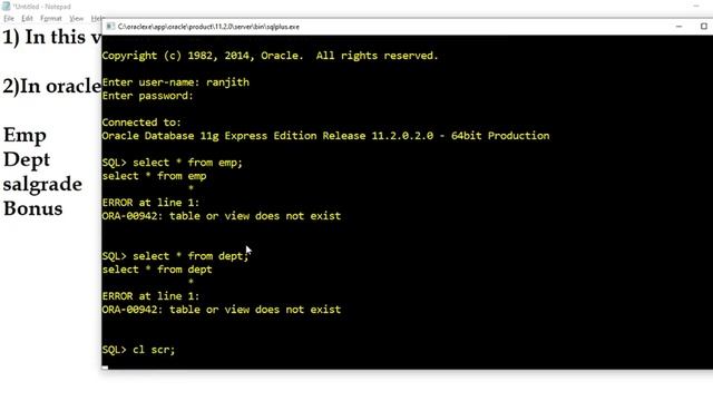 How to import default tables into oracle database смотреть онлайн