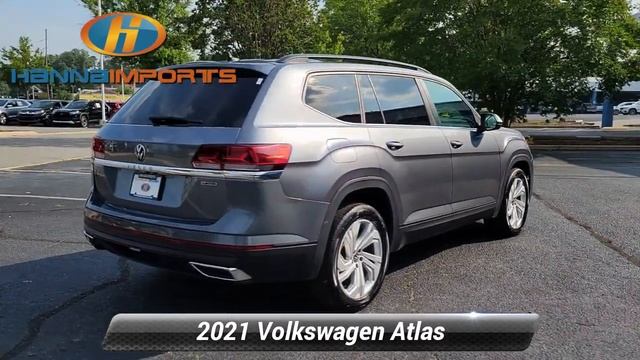 Used 2021 Volkswagen Atlas 3.6L V6 SE w/Technology, Raleigh, NC 3016006 смотреть онлайн
