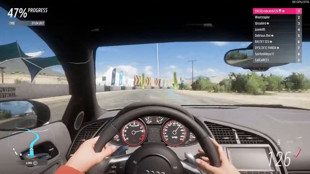 Forza Horizon 5: 2013 Audi R8 POV S1 Dunas Blancas Sprint смотреть онлайн