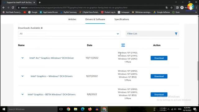 How to Download Intel Iris Xe Graphics CPU/GPU Drivers For Laptop & Desktop New Updated 2022 смотреть онлайн