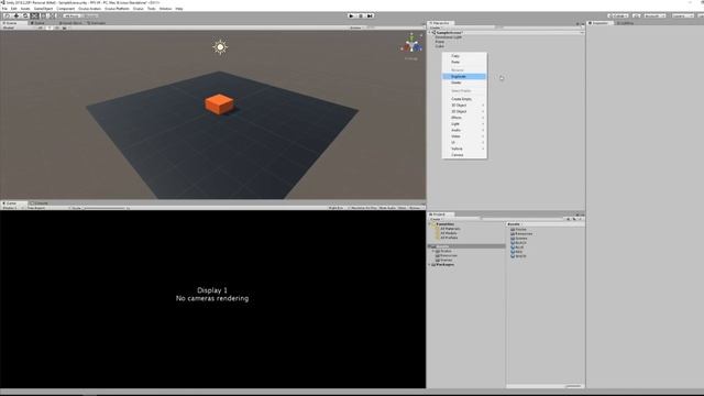 How to make a VR game in Unity - Part 1 - Setup, Hand presence, Grabbing object смотреть онлайн