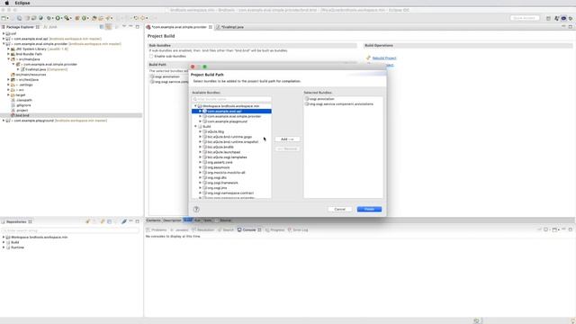 Bndtools – API and Provider Projects смотреть онлайн