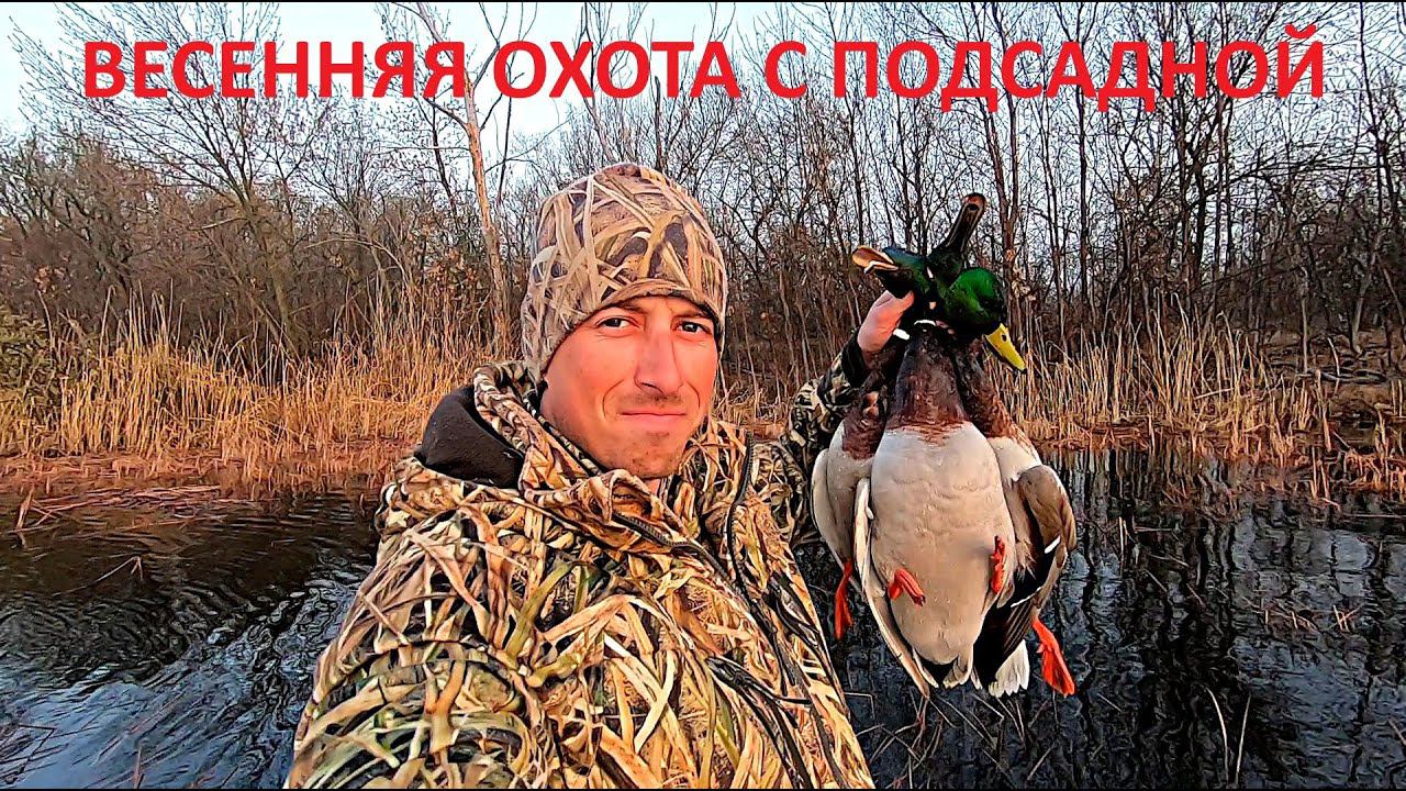 ВЕСЕННЯЯ ОХОТА С ПОДСАДНОЙ УТКОЙ НА СЕЛЕЗНЯ. ДВА СЕЛЕЗНЯ ОДНИМ ВЫСТРЕЛОМ / MAX HUNTER смотреть онлайн