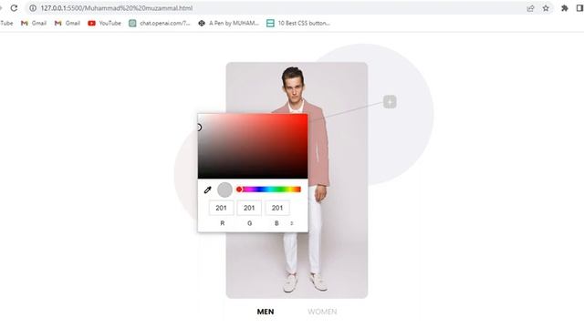 Fashion picker using HTML CSS AND JS смотреть онлайн