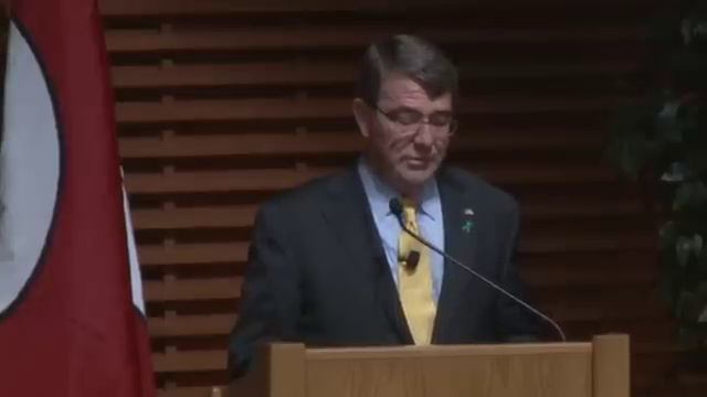 Secretary of Defense Ashton Carter at 2015 Drell Lecture смотреть онлайн