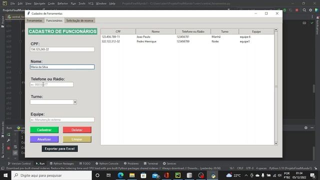 Projeto Estácio Mundo 1 - Central Ferramentas em python - Curso Desenvolvimento Full Stack смотреть онлайн