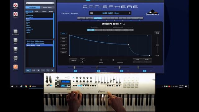 Control Omnisphere 2.5 with any MIDI controller смотреть онлайн