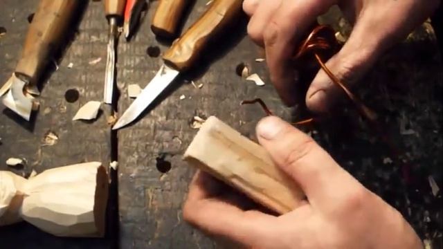 Оригинальные сувениры своими руками. Резьба по дереву + мех.wood carvings, souvenirs DIY смотреть онлайн