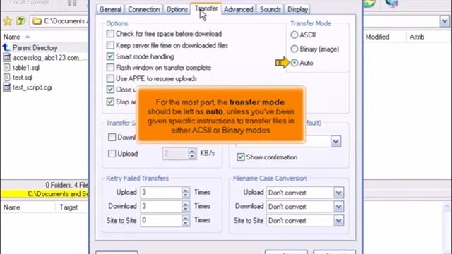 5) Setting your preferences in FlashFXP by Gecko Websites смотреть онлайн