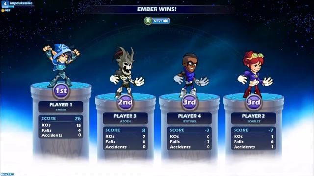 Brawlhalla - Destroying All The Bots! смотреть онлайн